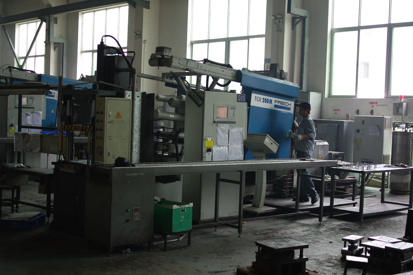 Die casting machine detail